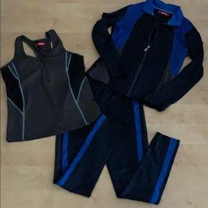 3 piece workout outfit